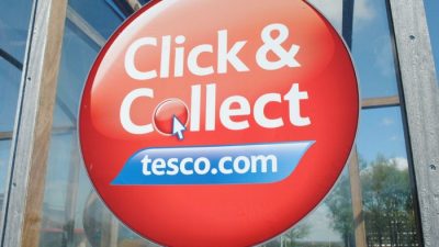 Click and collect at tesco