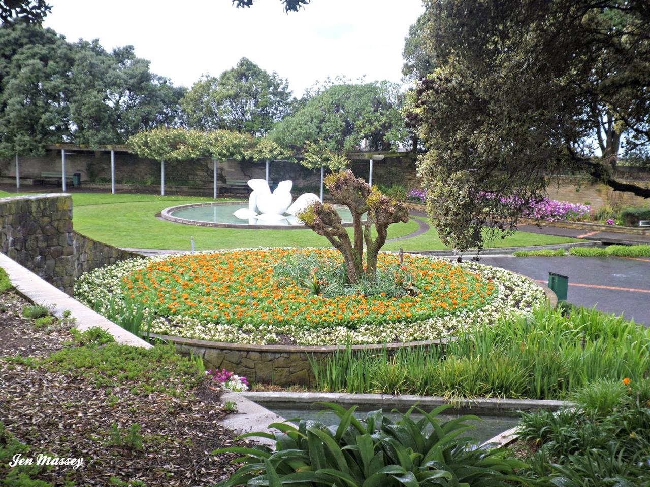 Sunken gardens