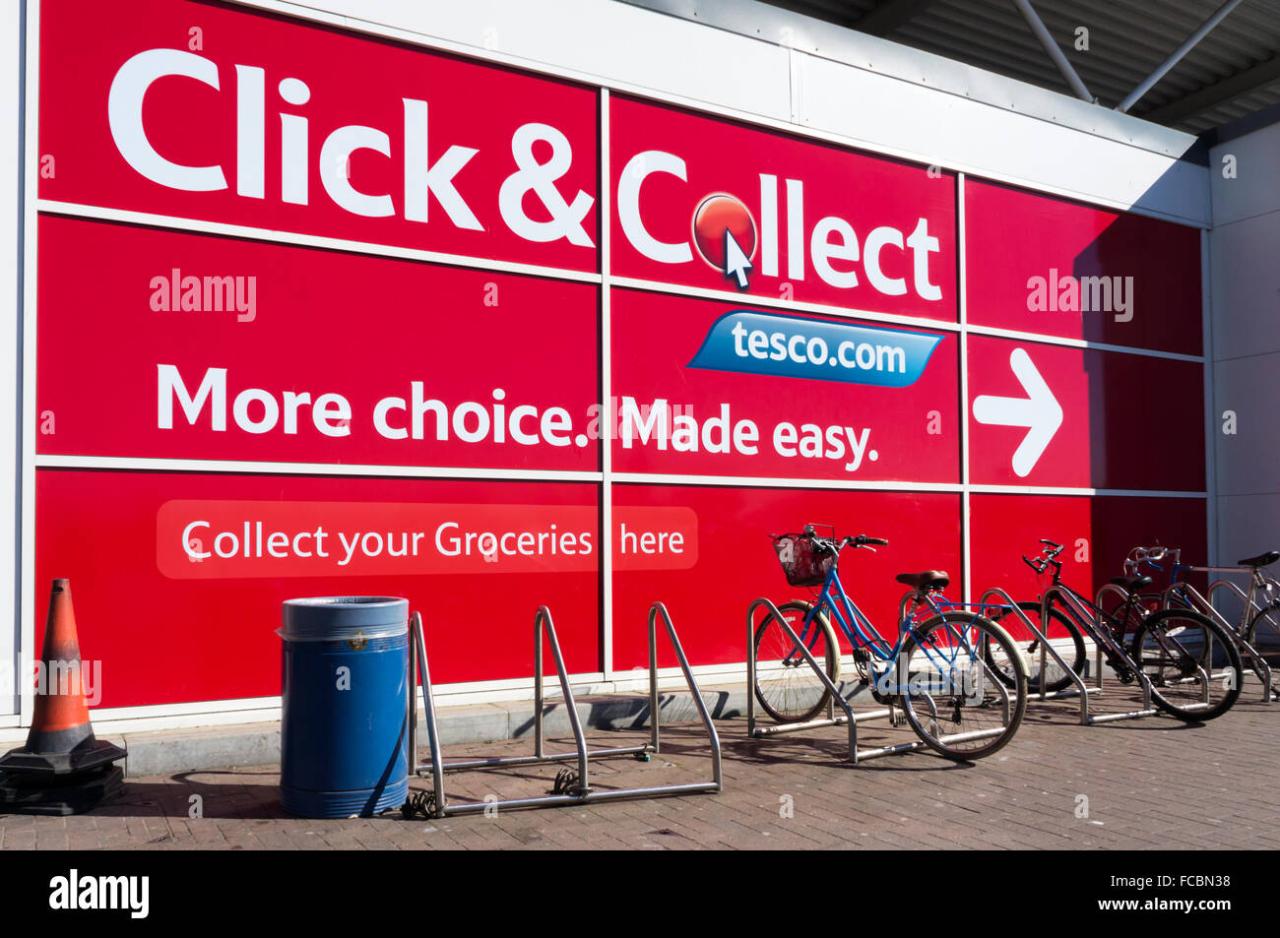 Tesco click and collect