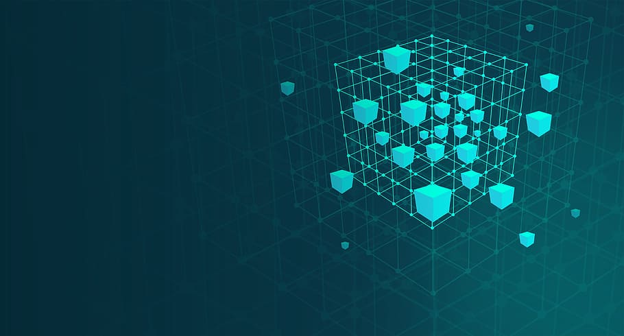 1920x1080px | free download | HD wallpaper: Cube Mesh - Abstract - Big ...