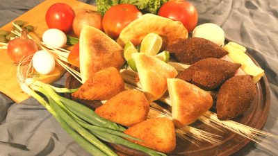 Grilled Pork Skewers with Lemongrass and Chili at a Street Food Stall ...