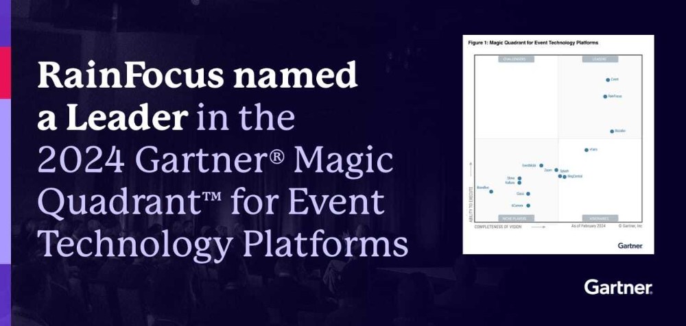 RainFocus | 2024 Gartner® Magic Quadrant™ for Event Technology Platforms