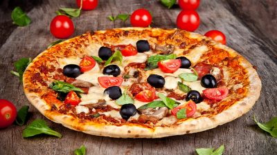 1920x1080px | free download | HD wallpaper: pizza, olives, tomatoes ...